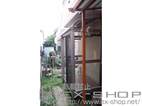 のストックヤード サンクスペースII R型 床納まり ガラス組み込みタイプ 積雪〜20cm対応 施工例