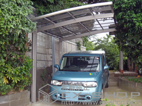 のカーポート カーブポートシグマIII 積雪〜30cm対応 施工例