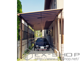 のテラス屋根 ヴェクター Ｆ型 テラスタイプ 連棟 積雪〜20cm対応 施工例