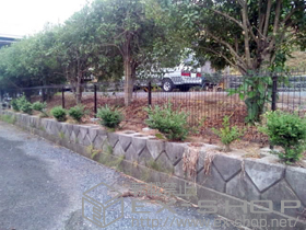 のフェンス・柵 メッシュフェンス G10-R 施工例