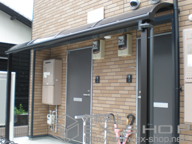 のテラス屋根 ヴェクターテラス R型 テラスタイプ 単体 積雪〜20cm対応 施工例