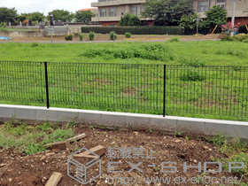 のフェンス・柵 ハイグリッドフェンスN8型 施工例