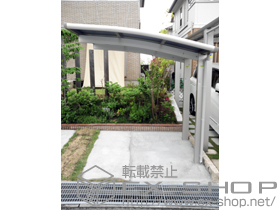 のサイクルポート・駐輪場 レイナポートグランミニ 積雪〜20cm対応 施工例