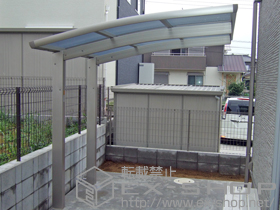 のサイクルポート・駐輪場 レイナポートグランミニ 積雪〜20cm対応 施工例