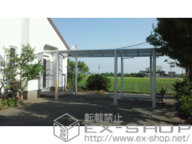 のカーポート カルエードシグマIII 延長 積雪〜30cm対応 施工例