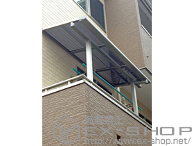 のバルコニー・ベランダ屋根 ライザーテラスII F型 屋根タイプ 単体 積雪〜20cm対応 施工例