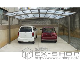 のカーポート カーブポートシグマIII ワイド 積雪〜30cm対応 施工例