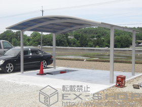 のカーポート プレシオスポート ワイド 積雪〜20cm対応 施工例