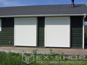 のガレージシャッター リフォームシャッター クワトロ 手動式 施工例