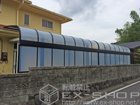 のカーポート テールポートシグマIII 積雪〜30cm対応+テールポート用　サイドパネル 施工例