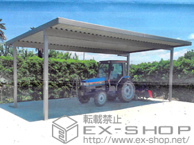 のカーポート テリオスポートIII 900 3台用 4本柱 積雪〜30cm対応 施工例