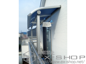 のバルコニー・ベランダ屋根 プレシオステラス R型 屋根タイプ 単体 積雪〜20cm対応 施工例