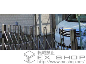 のカーゲート トリップゲート PA型 ノンレール 片開き 30S 施工例