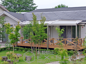 のオーニング・日よけ 彩樹A型 ボックスタイプ 手動式 施工例