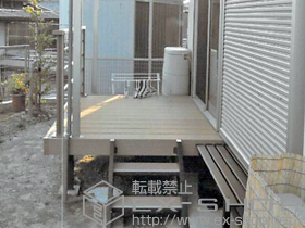 のウッドデッキ 樹ら楽ステージ 施工例