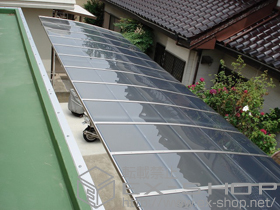 のカーポート レイナキャップポートグラン 縦連棟　積雪〜20cm対応 施工例