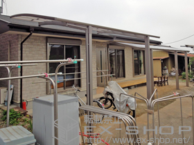 のカーポート カーブポートシグマIII 延長 積雪〜20cm対応 施工例