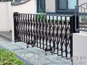 のカーゲート レイオス4型 ノンレール 片開き38S 施工例