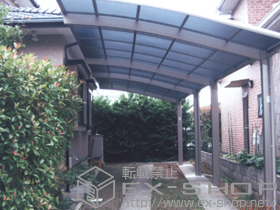 のカーポート カーブポートシグマIII 縦連棟 積雪〜20cm対応 施工例