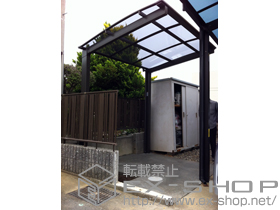 のサイクルポート・駐輪場 エックスルーフ サイクルポート オープンタイプ 積雪〜20cm対応 施工例