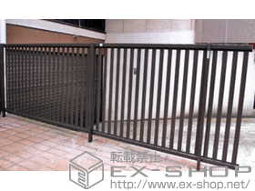 のフェンス・柵 プリレオR4型フェンス フリーポールタイプ 施工例
