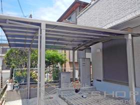 のカーポート カーブポートシグマIII ワイド 積雪〜20cm対応 施工例