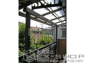 のバルコニー・ベランダ屋根 パワーアルファ F型 屋根タイプ 単体 積雪〜30cm対応 施工例