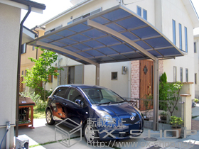 のカーポート カーブポートシグマIII 積雪〜20cm対応 施工例