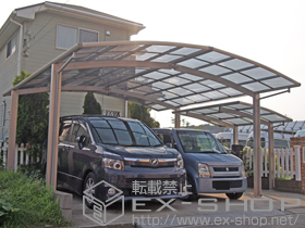 のカーポート レイナポートグラン M合掌　積雪〜20cm対応 施工例