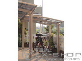 のサイクルポート・駐輪場 レイナポートグランミニ 積雪〜20cm対応 施工例