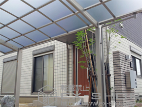 のカーポート レイナポートグラン　積雪〜20cm対応+着脱式サポート 施工例