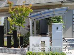 のサイクルポート・駐輪場 レイナポートグランミニ 積雪〜20cm対応 施工例