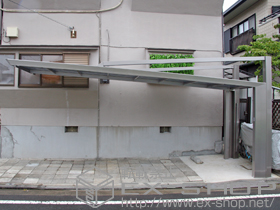 のカーポート マイポート ステン+アルミ 積雪〜20cm対応+取外式補強支柱　標準高用　1本入 施工例