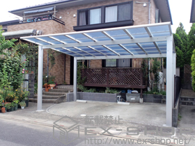 のカーポート エフルージュ ツイン 積雪〜20cm対応 施工例