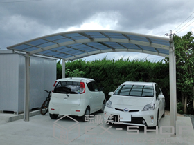 のカーポート レイナツインポートグラン　積雪〜20cm対応 施工例