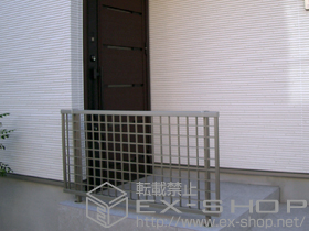 のフェンス・柵 プリレオR7型フェンス フリーポールタイプ 施工例