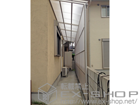 のストックヤード ストックヤードII オープンタイプ 積雪〜20cm対応+物干しセット　ロング2本入り 施工例