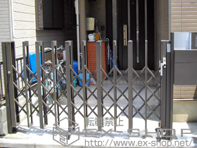 のカーゲート アルシャインII H型Aタイプ ノンレール 片開き230S 施工例