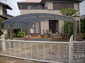 のカーポート レイナキャップツインポートグラン 積雪〜20cm対応 施工例