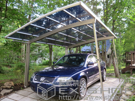 のカーポート カーブポートシグマIII 耐風圧強度仕様 積雪〜30cm対応 施工例