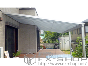 のテラス屋根 ライザーテラスII F型 テラスタイプ 連棟 積雪〜20cm対応 施工例