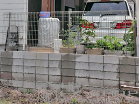のフェンス・柵 ハイグリッドフェンス N8型 施工例