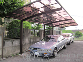 のカーポート レイナポートグラン 縦連棟　積雪〜20cm対応 施工例