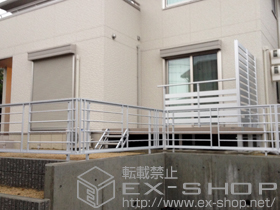 のフェンス・柵 ジオーナフェンス BP型 フリーポールタイプ 施工例