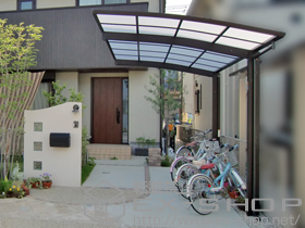 のカーポート プレシオスポート 積雪〜20cm対応 施工例