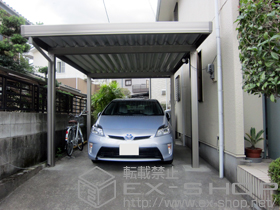 のカーポート テリオスポートＩＩＩ 900 1台用 角柱4本 積雪〜30cm対応 施工例