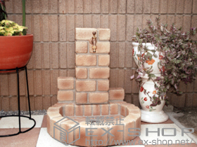 の立水栓・ガーデンシンク 立水栓ユニット サークルタイプ 施工例