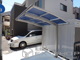 のサイクルポート・駐輪場 プレシオスポート ミニ 積雪〜20cm対応 施工例