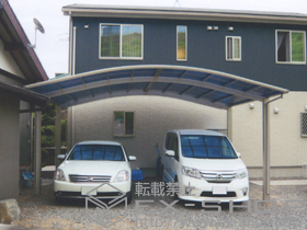 のカーポート レイナツインポートグラン　積雪〜20cm対応 施工例