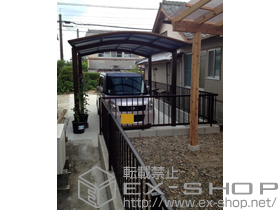 のフェンス・柵 レスティナフェンス21型 自由柱 施工例